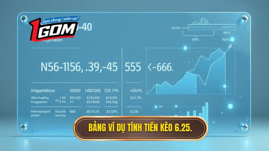 Kèo tài xỉu 6.25 là gì? Giải mã chi tiết và chiến thuật chơi hiệu quả 2 Bảng ví dụ tính tiền kèo 6.25