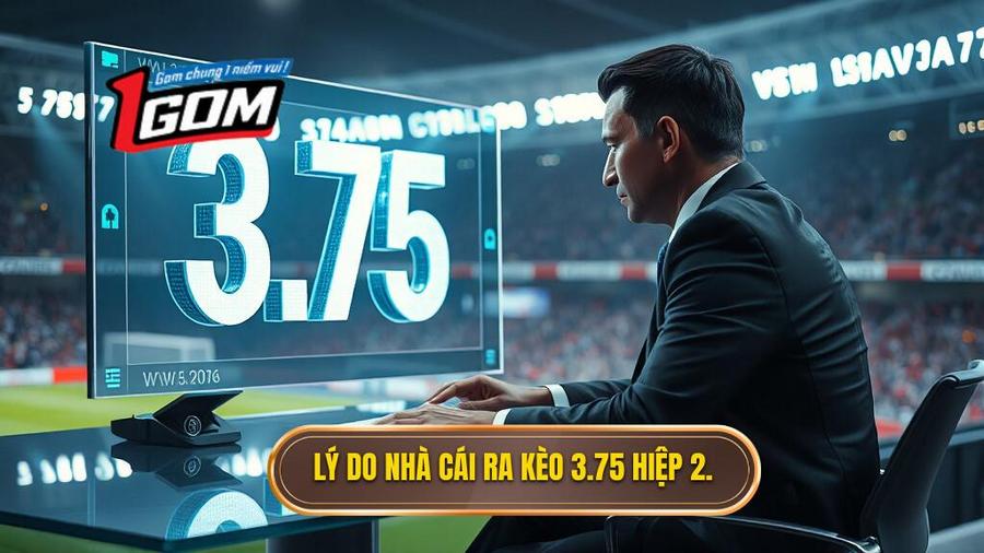 Kèo tài xỉu 3.75 hiệp 2 là gì? Kinh nghiệm soi kèo từ 1GOM 2 Lý do nhà cái ra kèo 3.75 hiệp 2