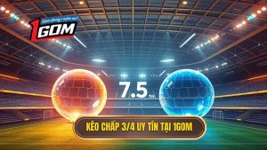 Kèo chấp 3/4 (0.75) là gì? Cẩm nang soi kèo 0.75 từ chuyên gia 1GOM