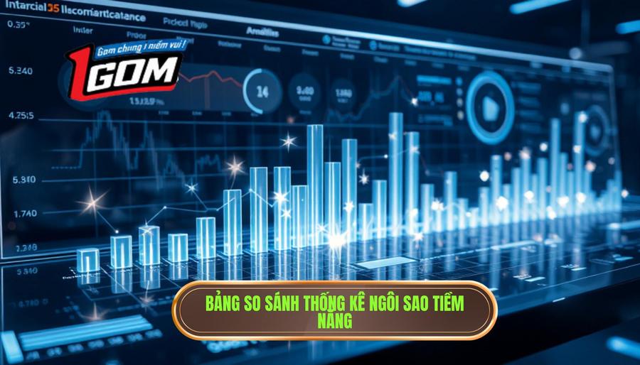 Bảng so sánh thống kê dự kiến của các ngôi sao tiềm năng